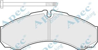 APEC BRAKING pad984 -  Комплект тормозных колодок, дисковый тормоз